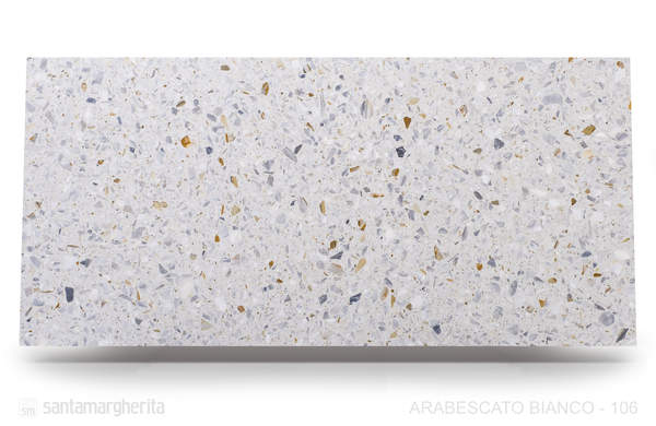 Marmercomposiet Arabescato Bianco Gepolijst