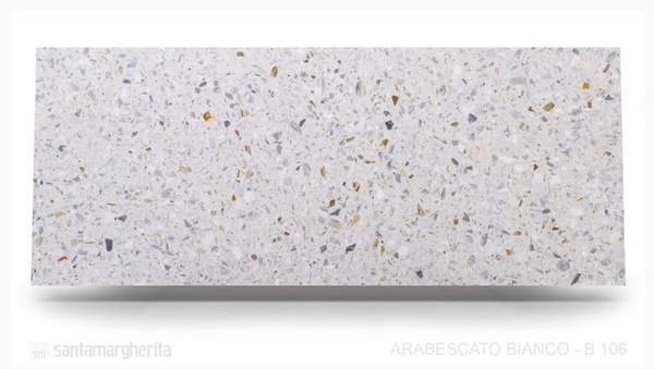 Marmercomposiet Arabescato Bianco Verzoet