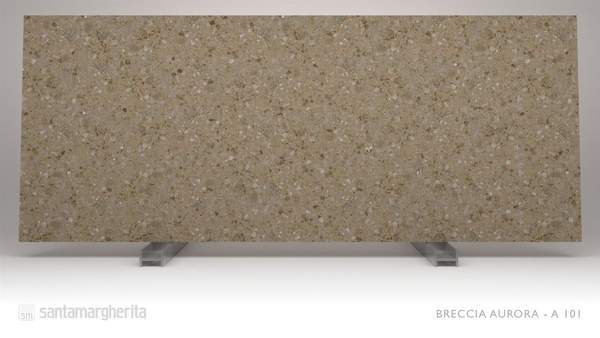 Marmercomposiet Breccia Aurora Verzoet