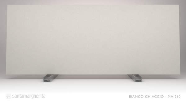Composite marble Bianco Ghiaccio Honed