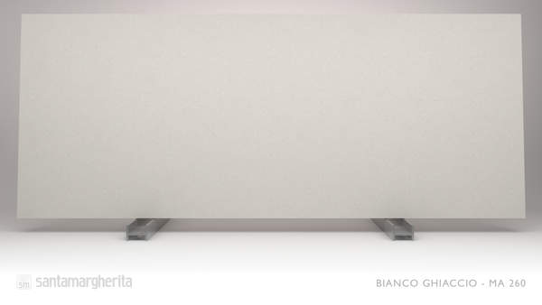Composite marble Bianco Ghiaccio Honed