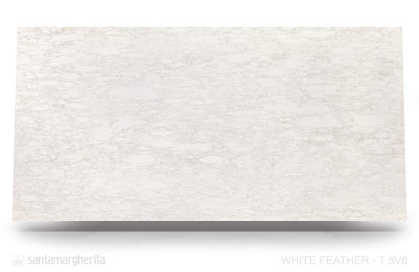 Composite Quartz White Feather Poli