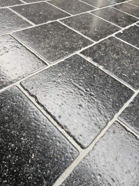 Blauwe Hardsteen - bewerkt oppervlak Antico