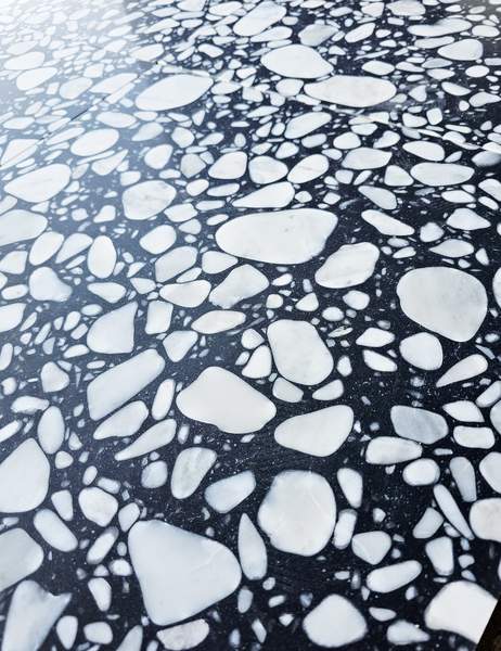 Palladio Moro marble composite Honed